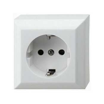   GAO 0310H Business Line IP20 földelt aljzat, 1 férőhelyes földelt csatlakozóaljzat, beltéri,  230V~/50Hz/16A, fehér