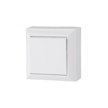   GAO 0323H Business Line IP20 nyomókapcsoló, beltéri, 230 V~ / 50 Hz / 10 A, fehér