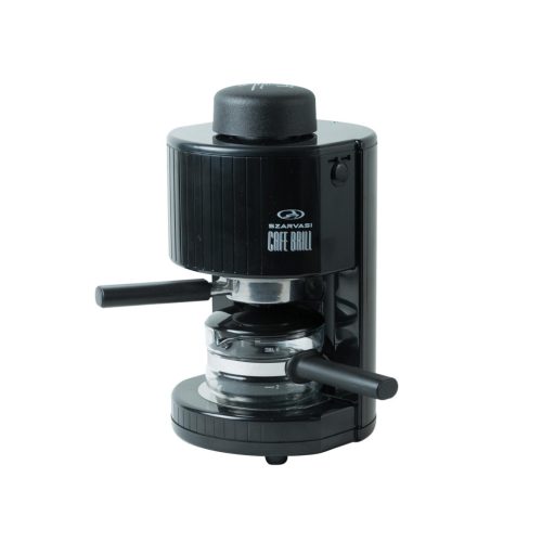 Szarvasi CAFE BRILL (SZV-623) kávéfőző, 800 W, fekete színű, őrölt kávé főzésére, 304 kPa nyomás, időzítő, max. 6 személy részére