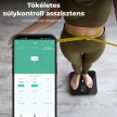 AENO ABS0002S BS2S testmérleg, 180 kg-ig terhelhető, SMART funkciók, profilok, BMI index elemzés, színes kijelző
