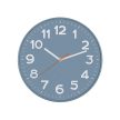 HOME AWC300BL Fali óra, üveg előlap, kontrasztos, jól leolvasható számlap, 1xAA elem tápellátás, átmérő 300mm