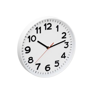   Home AWC300WH fali óra, üveg előlap, kontrasztos, jól leolvasható számlap, 1xAA elem tápellátás, átmérő 300mm