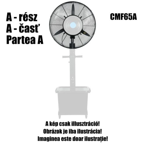 HOME CMF65A párásító ventilátor rácsok és ventilátor lapát