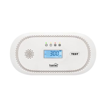  HOME CO10LCD szén-monoxid vészjelző, LCD kijelző , elemes, 2 év elem élettartam, 10 év érzékelő élettartam