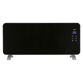   Home FK 430 WIFI álló vagy falra szerelhető SMART konvektor fűtőtest, 1000W/2000W, edzett üveg előlap, fekete