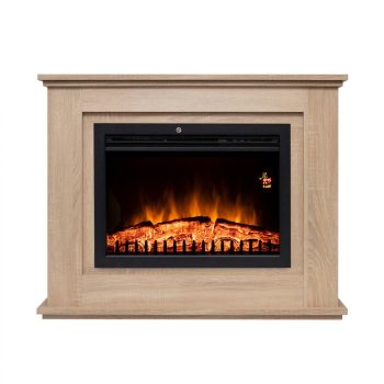   Home FKKF 03 + FKKI 03 KIT FKK Bologna beépíthető elektromos látványkandalló kerettel, sonoma