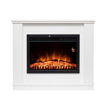   Home FKKF 01 + FKKI 03 KIT FKK Bora Bora beépíthető elektromos látványkandalló kerettel, fehér