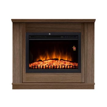   Home FKKF06 + FKKI 03 KIT FKK CALGARY beépíthető elektromos látványkandalló kerettel, admiral dió