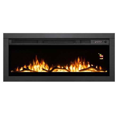 HOME FKKI08 beépíthető/fali elektromos látványkandalló, max. 2000 W, fényeffekt, 2 fokozat, heti időzítés, távirányító