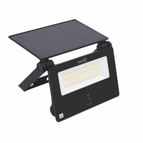 HOME FLP1801SOLAR napelemes LED reflektor, 80 db SMD LED, 1800 lumen, 3 féle színhőmérséklet, mozgásérzékelő, távirányító, IP65