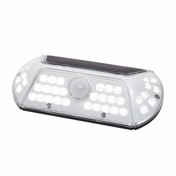   HOME FLP301SOLAR napelemes LED reflektor, 40 db SMD LED, 300 lumen, PIR mozgásérzékelő, IP44, 18650-es akkumulátor