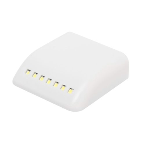 HOME GLS7 nyitásérzékelős bútorlámpa, 7db hidegfehér SMD LED, automatikus kapcsolás, közelítés érzékelő, elemes tápellátás