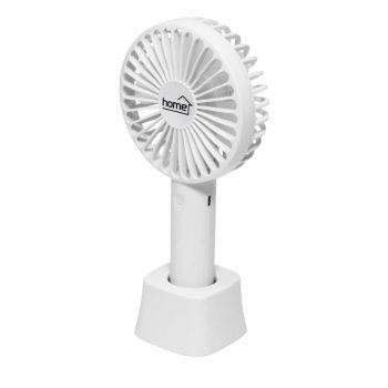   HOME HF9C kézi ventilátor, akkumulátoros, 4 W teljesítmény, 3 sebesség, 9 cm-es lapátátmérő