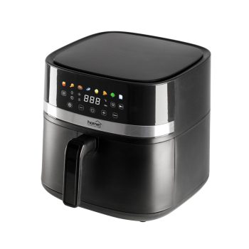   Home HGAF8 digitális air fryer, forrólevegős fritőz, 8 liter kapacitás, 2000 W, hőmérsékleti tartomány 80 – 200 °C