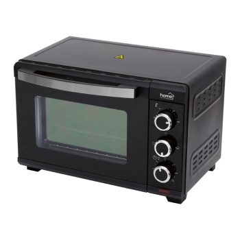   HOME HGMS19 mini sütő, 1280 W, max. 230 °C, 19 literes, időzítő, hőszigetelt burkolat, üveg ajtó