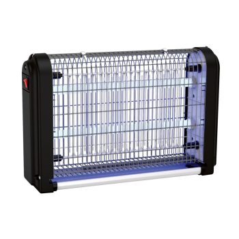   HOME IKM50L elektromos beltéri rovarcsapda, 50 m2-es hatókörzet, UV-A fény, 2x4,5W LED, rovargyűjtő tálca, hálózati tápellátás