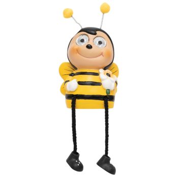   Home MX644 napelemes kerti lámpa, méhecske forma, 2 db hidegfehér LED, políresin, 40 mAh akkumulátor (NiMH), kültéri, beltéri