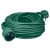 Home NV 2-5/GR/1,5 hosszabbító, 5 m, H05VV-F 3G1,5 mm2 kábel, IP 20 kivitel, 250V~/16A/3680W, pipa alakú dugó és egyenes lengő aljzat, zöld színű