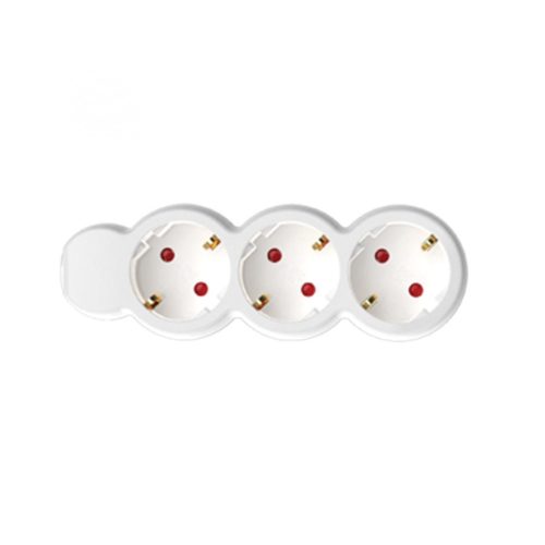 Home NV 3-5/WH/1,5 hálózati elosztó, 5 m, H05VV-F 3G1,5 mm2 kábel,  IP20 kivitel, 3 védőérintkezős aljzat, max. 3500W, fehér