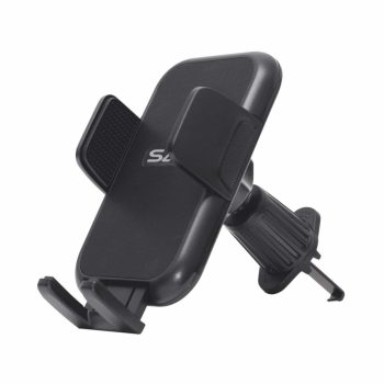   SAL SA063 autós mobiltartó, kb. 55 - 95 mm, félautomata, szellőzőre, egykezes, szilikon felület, forgatható, billenthető