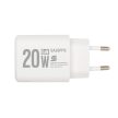 HOME SA20PPS USB hálózati gyorstöltő, 20 Watt, 2in1: USB-A + USB-C aljzat, QC + PD + PPS gyorstöltés, GaN technológia