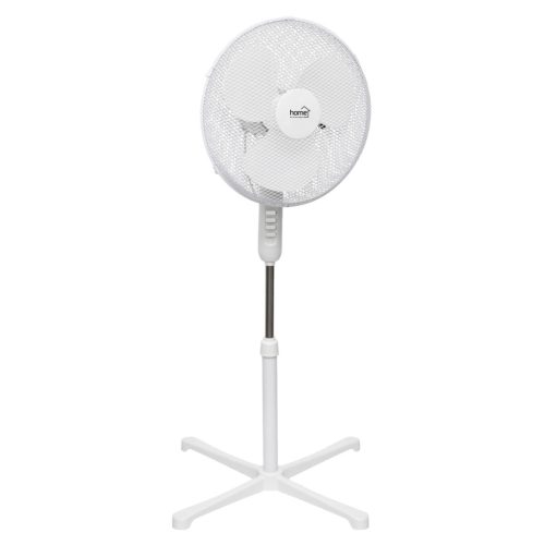 HOME SF42WH álló ventilátor, 45 W teljesítmény, 3 fokozat, oszcillálás, 40 cm-es lapátátmérő, fehér színű