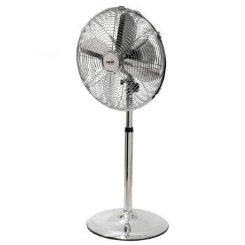   Home SFS 40 álló fém ventilátor, 45 W, 3 fokozat, 40 cm-es lapátátmérő, fém lapátok, 85°-os oszcillálás