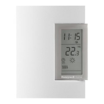   Honeywell Home T140C110AEU digitális szobatermosztát T140, 5 - 30 °C, adaptív, szivattyúvédelem funkció, programozható, telefonos vezérlés, automatizált rendszerek