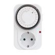 Home TG 3 mechanikus beltéri időzítő óra, 24 órára programozható, naponta ismétlődő kapcsolások, 250 V, 3680 W