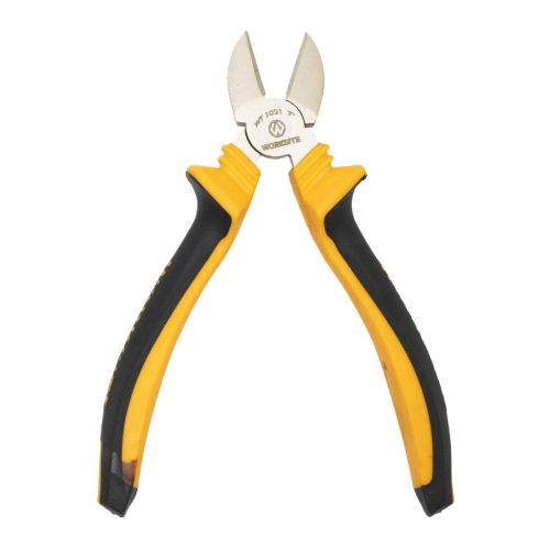 WORKSITE WT1021 oldalcsípő fogó, 180mm hosszú, Cr-V acél alapanyag, professzionális tervezés