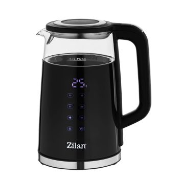   Zilan ZLN7859 vízforraló, max. 2200 W, 1,5 literes, rejtett fűtőszál, digitális kijelző