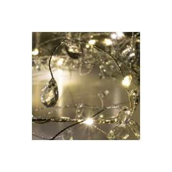 Fényfüzér dekorációval