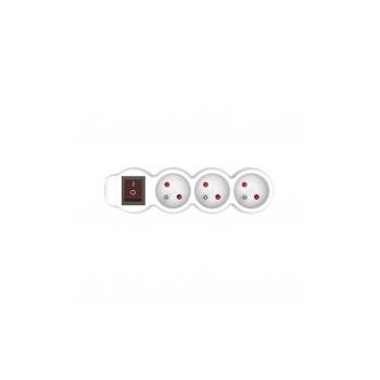 Francia csatlakozós hálózati hosszabbító, elosztó, aljzat